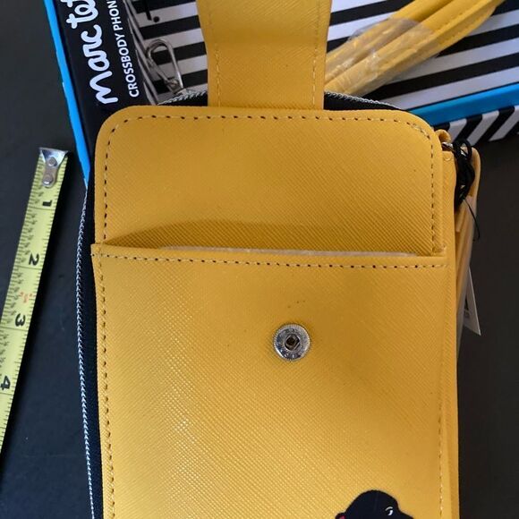 NWT Marc Tetro Dachshund Dog Crossbody Phone Wallet Bag - Picture 3 of 4